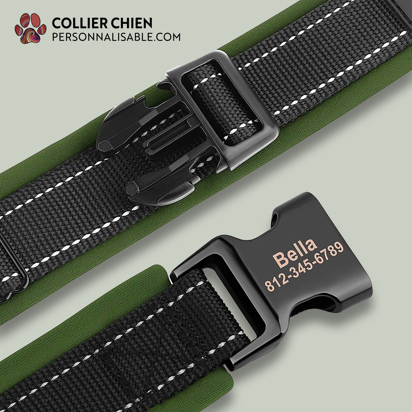 NIGHT PULSE - Collier reflechissant