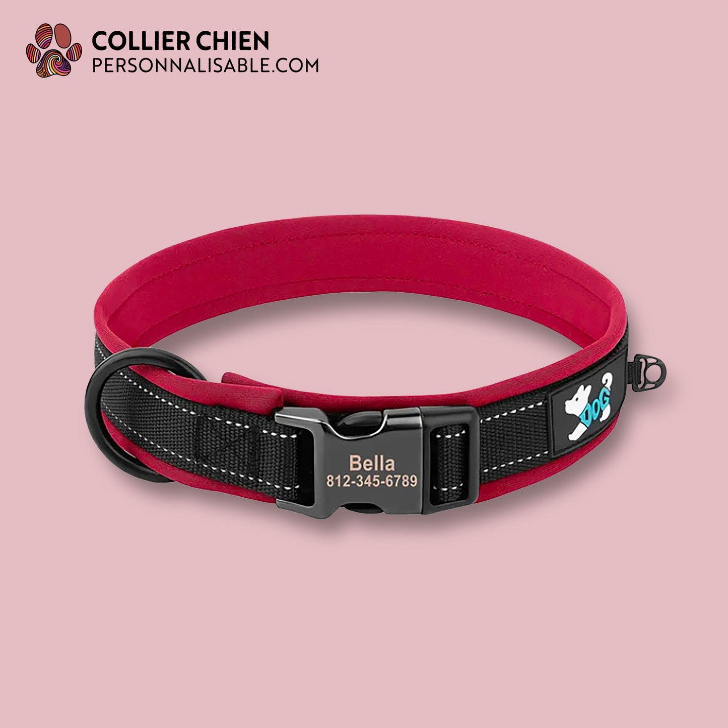 NIGHT PULSE - Collier reflechissant