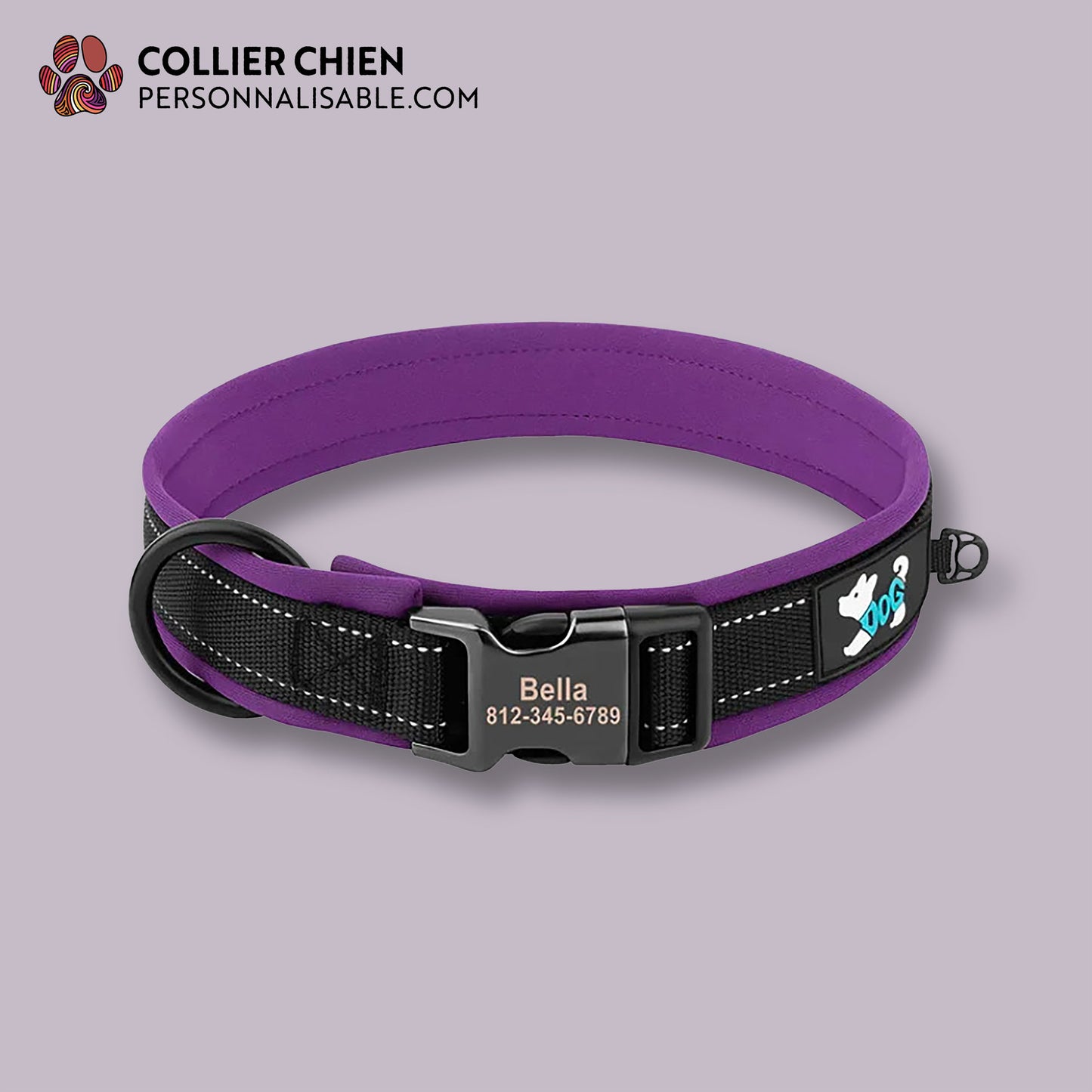 NIGHT PULSE - Collier reflechissant