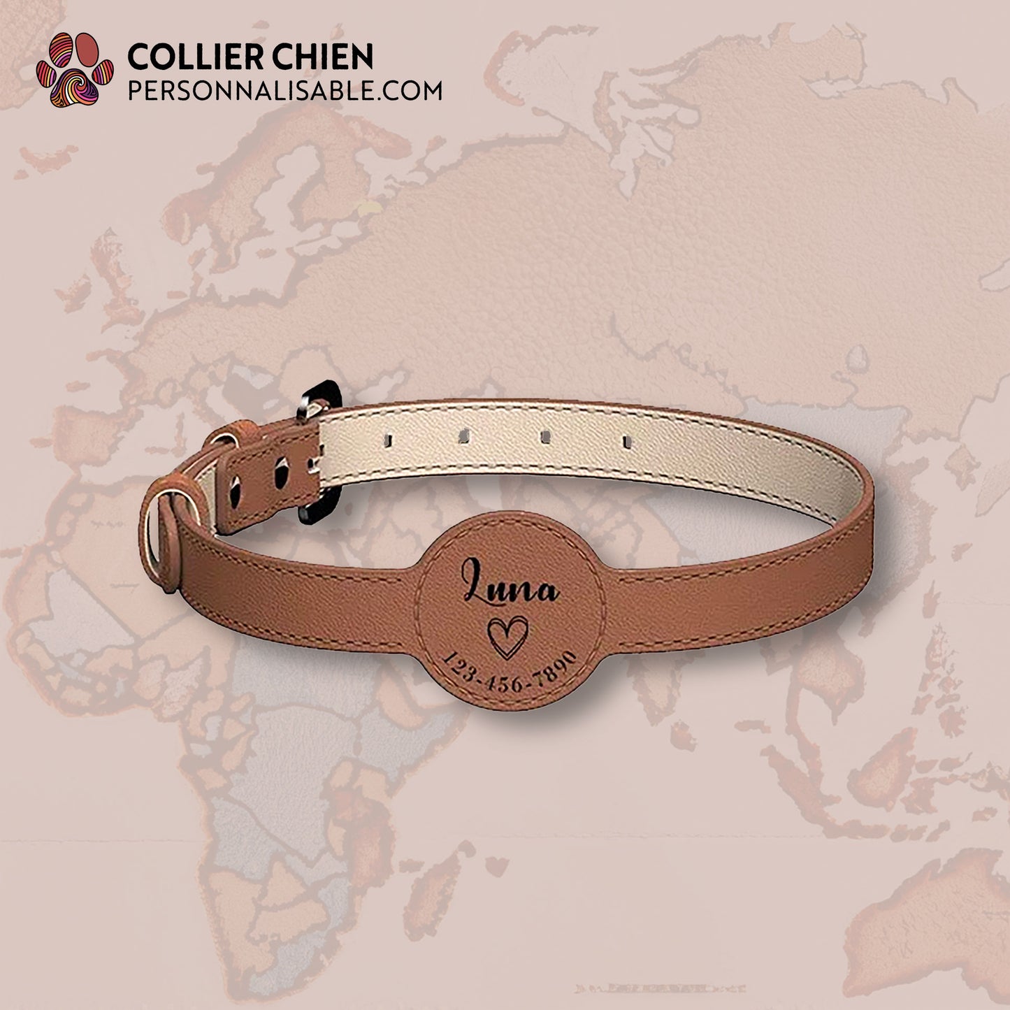 TAG ALONG - Collier AirTag™ fin