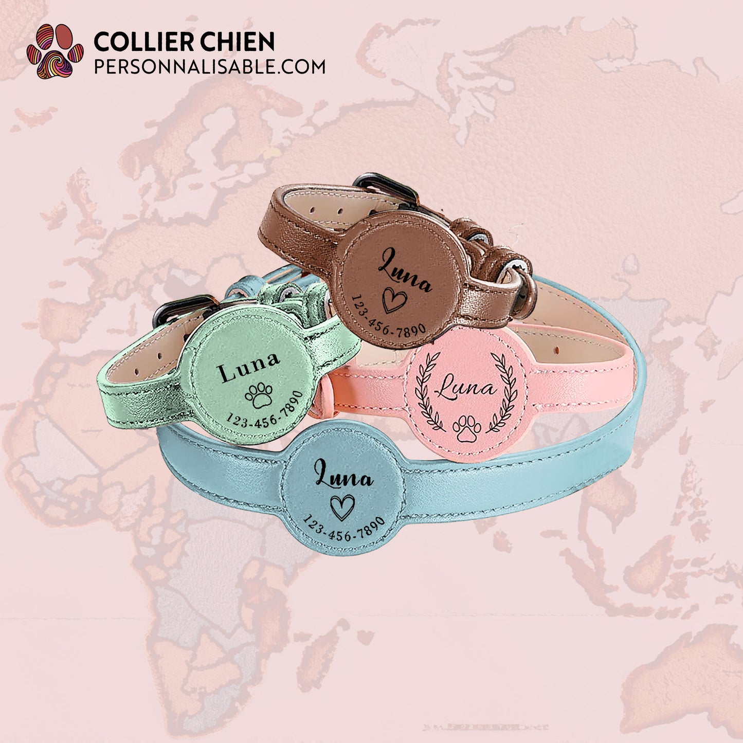 TAG ALONG - Collier AirTag™ fin