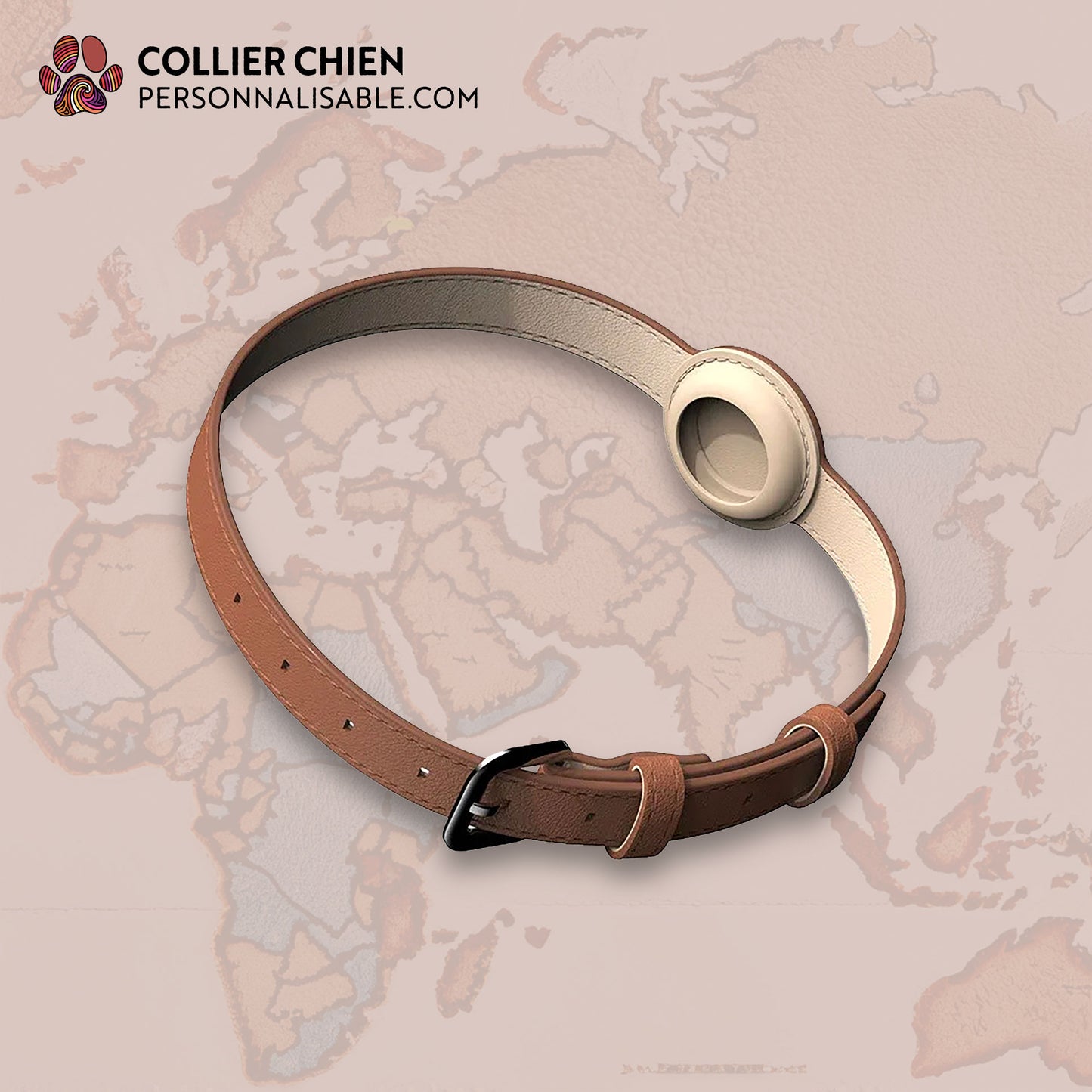 TAG ALONG - Collier AirTag™ fin