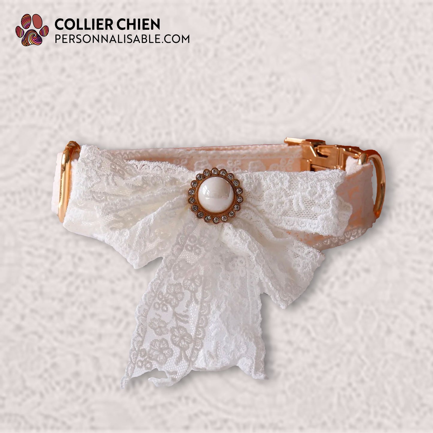 DÉSINVOLTE - Collier en dentelle