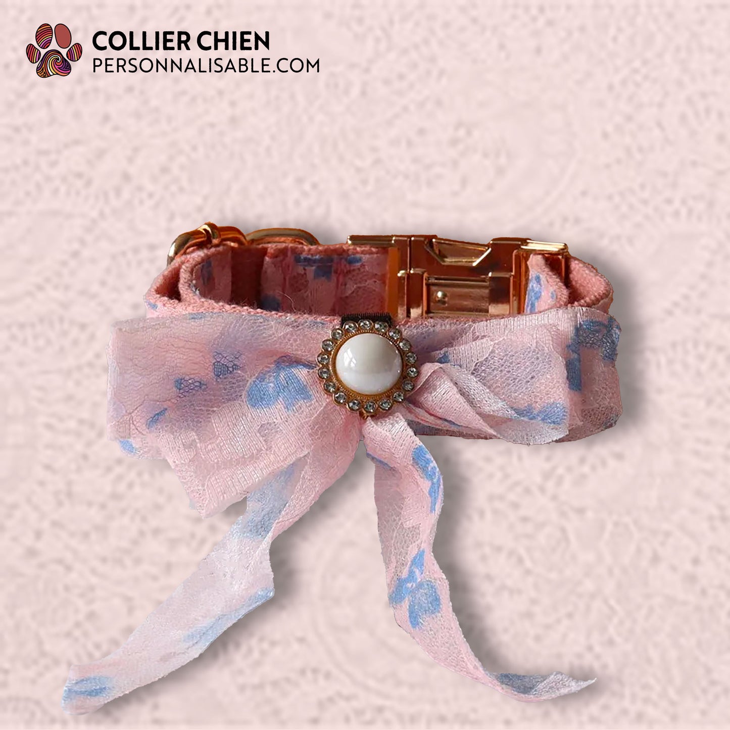 DÉSINVOLTE - Collier en dentelle
