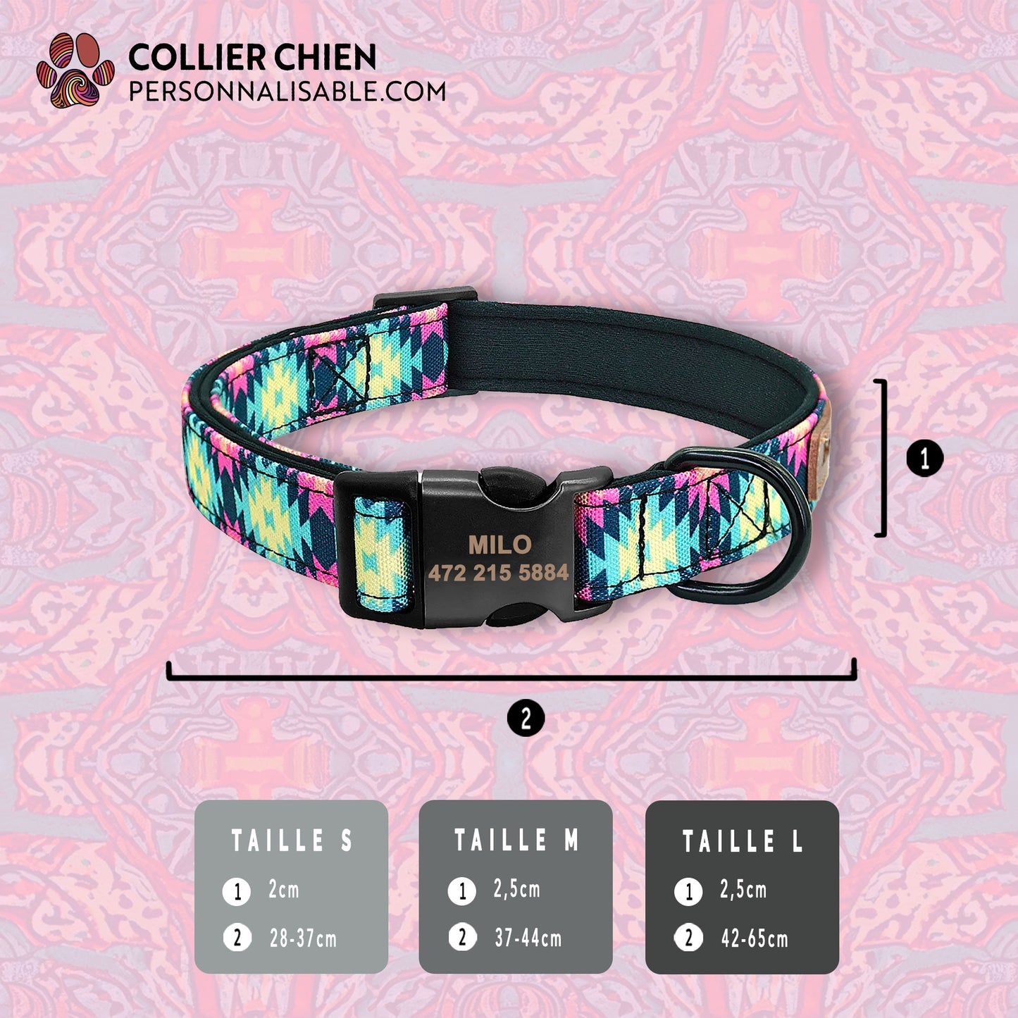 MARABOUT - Collier design Africain