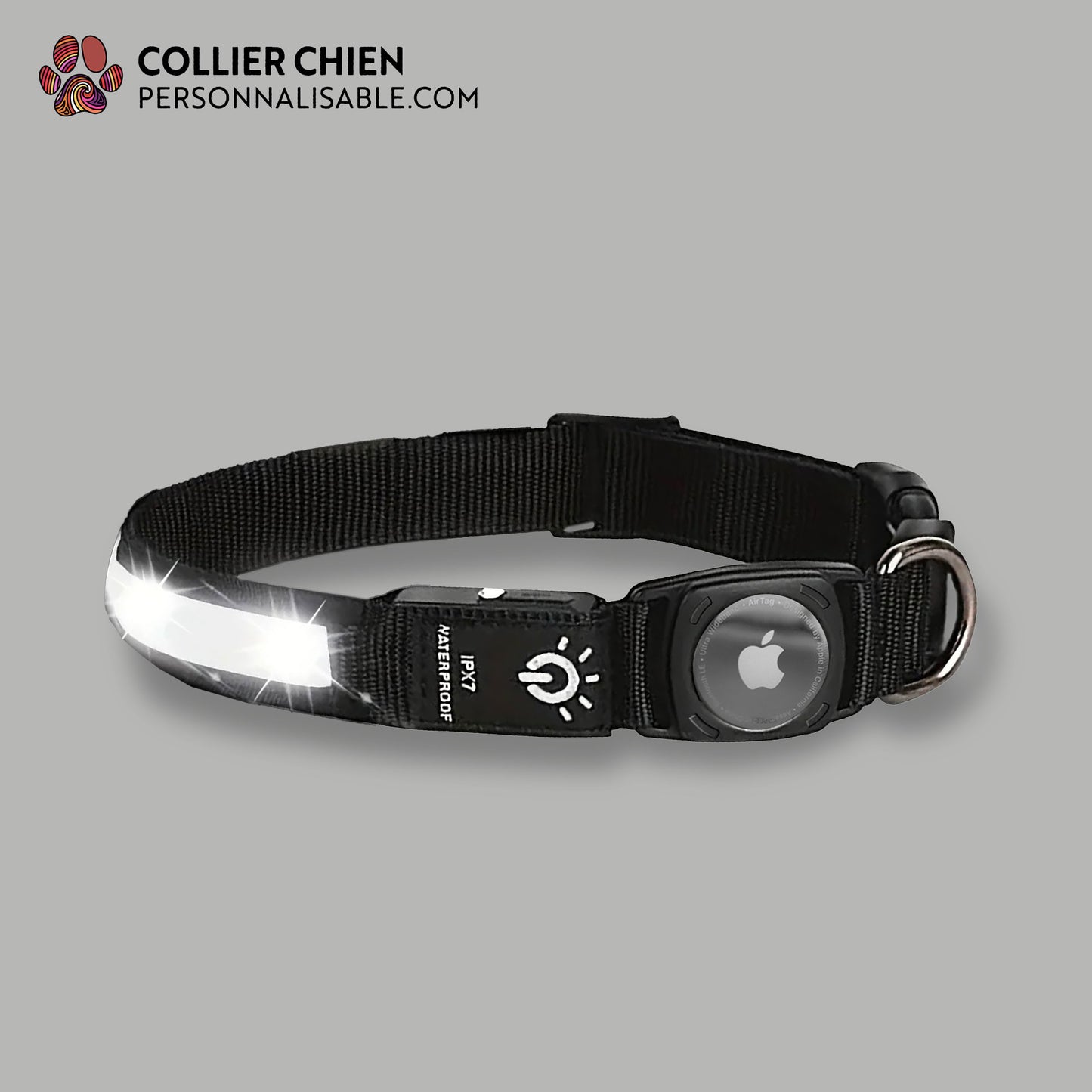 NIGHT AND DAY - Collier AirTag™ lumineux