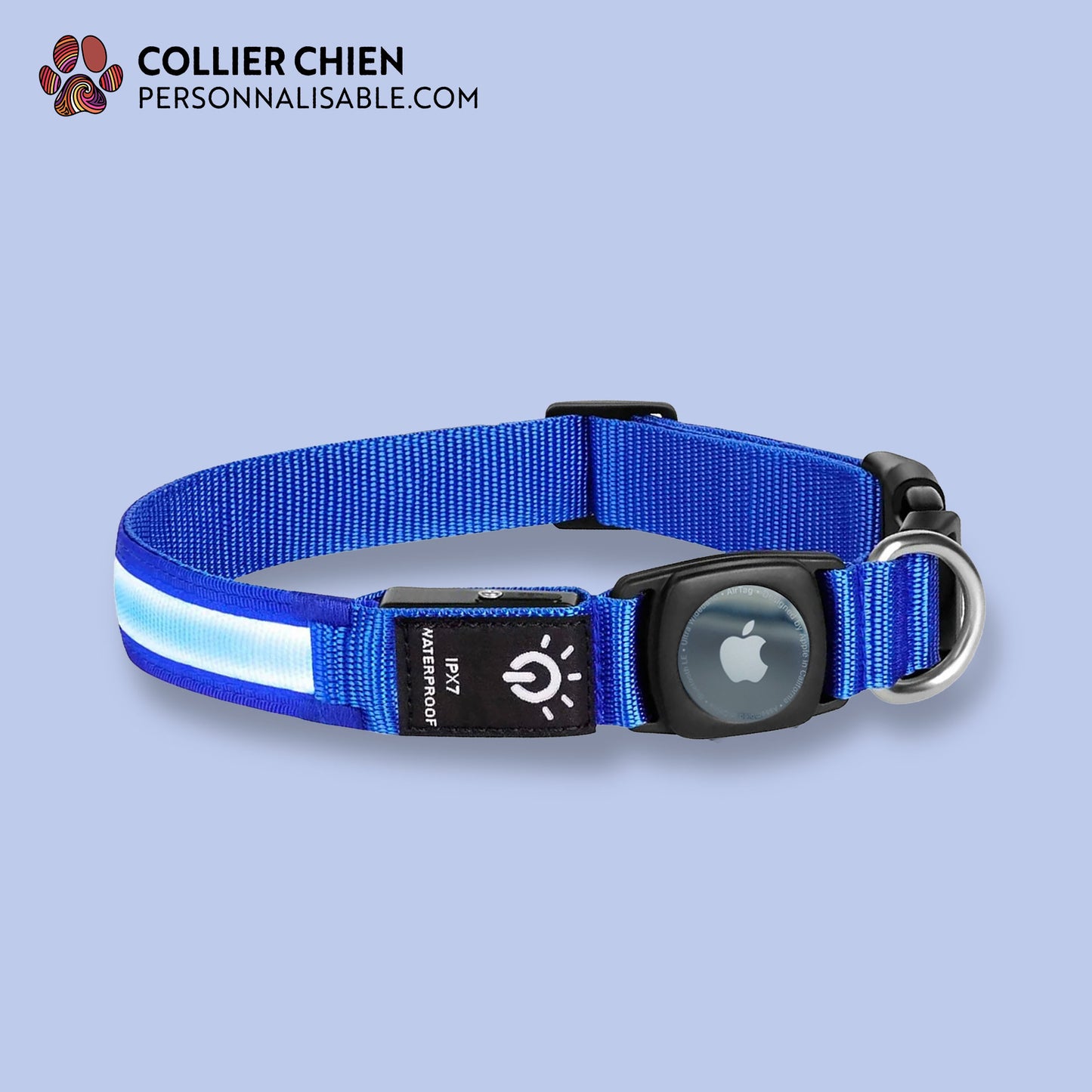 NIGHT AND DAY - Collier AirTag™ lumineux