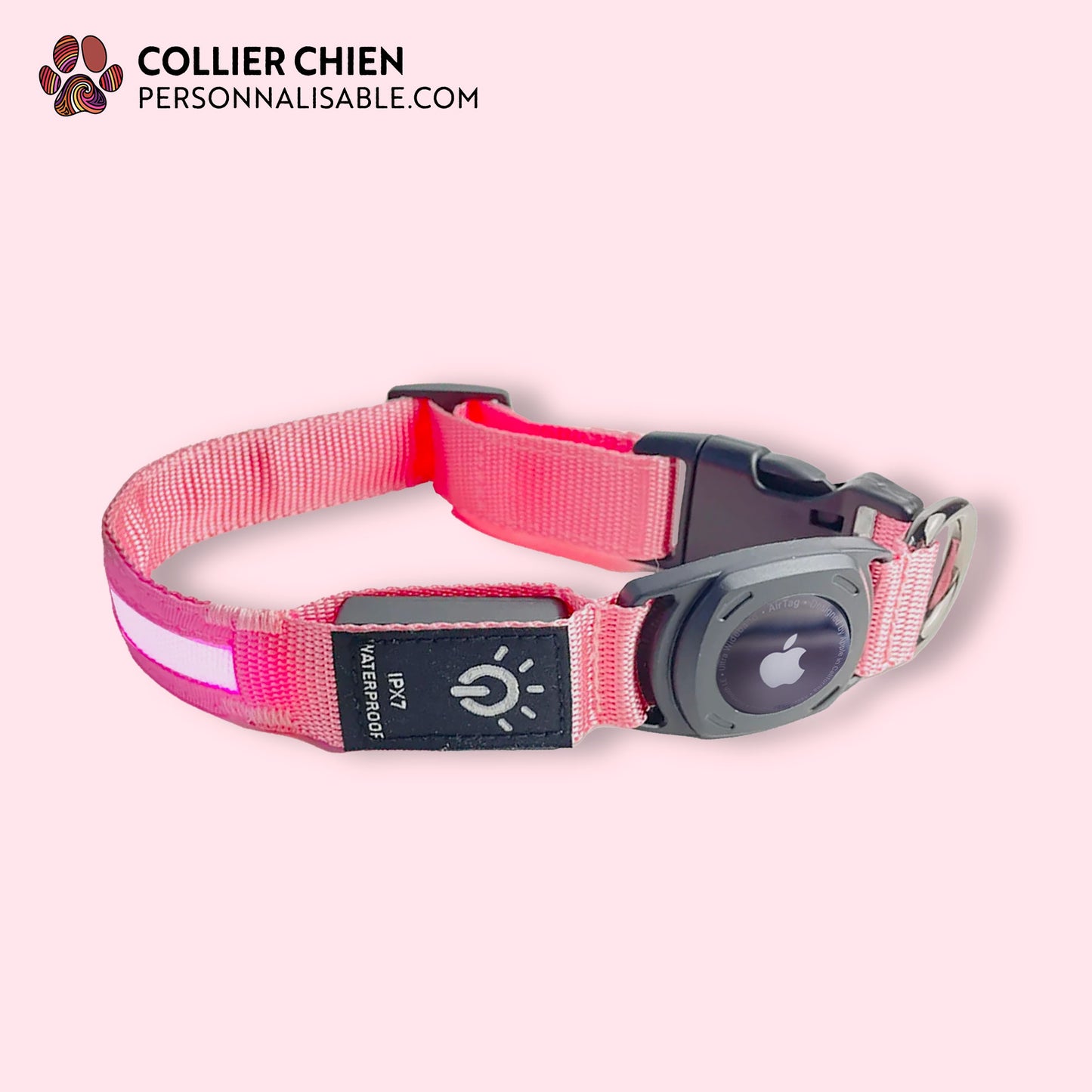 NIGHT AND DAY - Collier AirTag™ lumineux