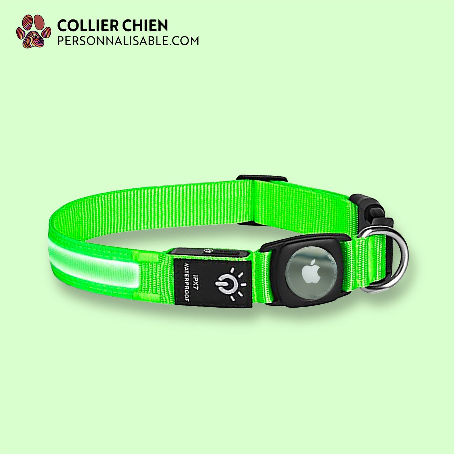 NIGHT AND DAY - Collier AirTag™ lumineux