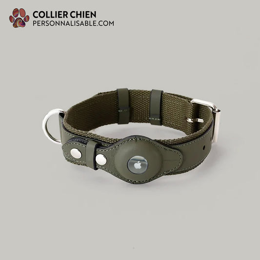 URBAN TAILS rban Tails - Collier AirTag™ élégant en cuir végan