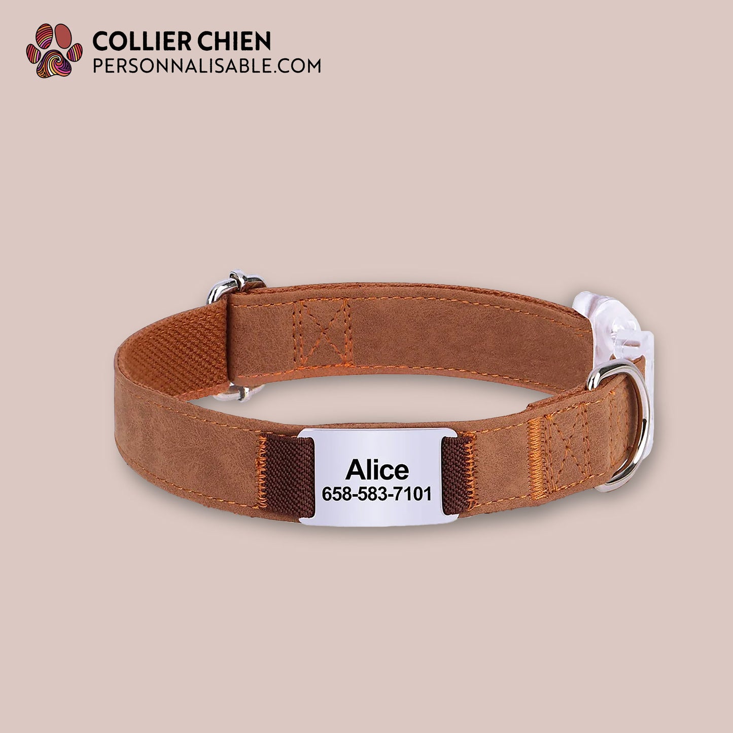 TAGGED - Collier effet daim en nylon