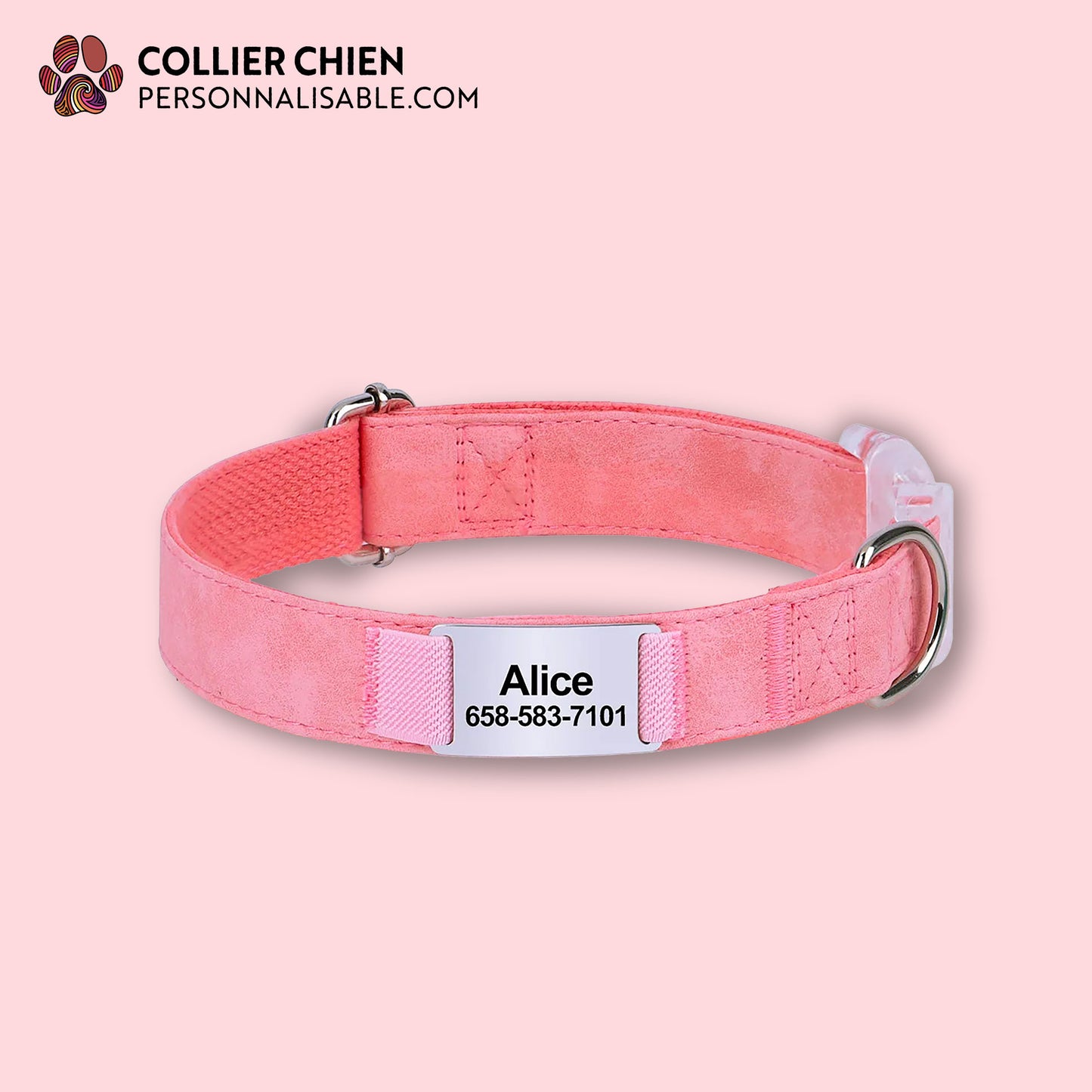 TAGGED - Collier effet daim en nylon