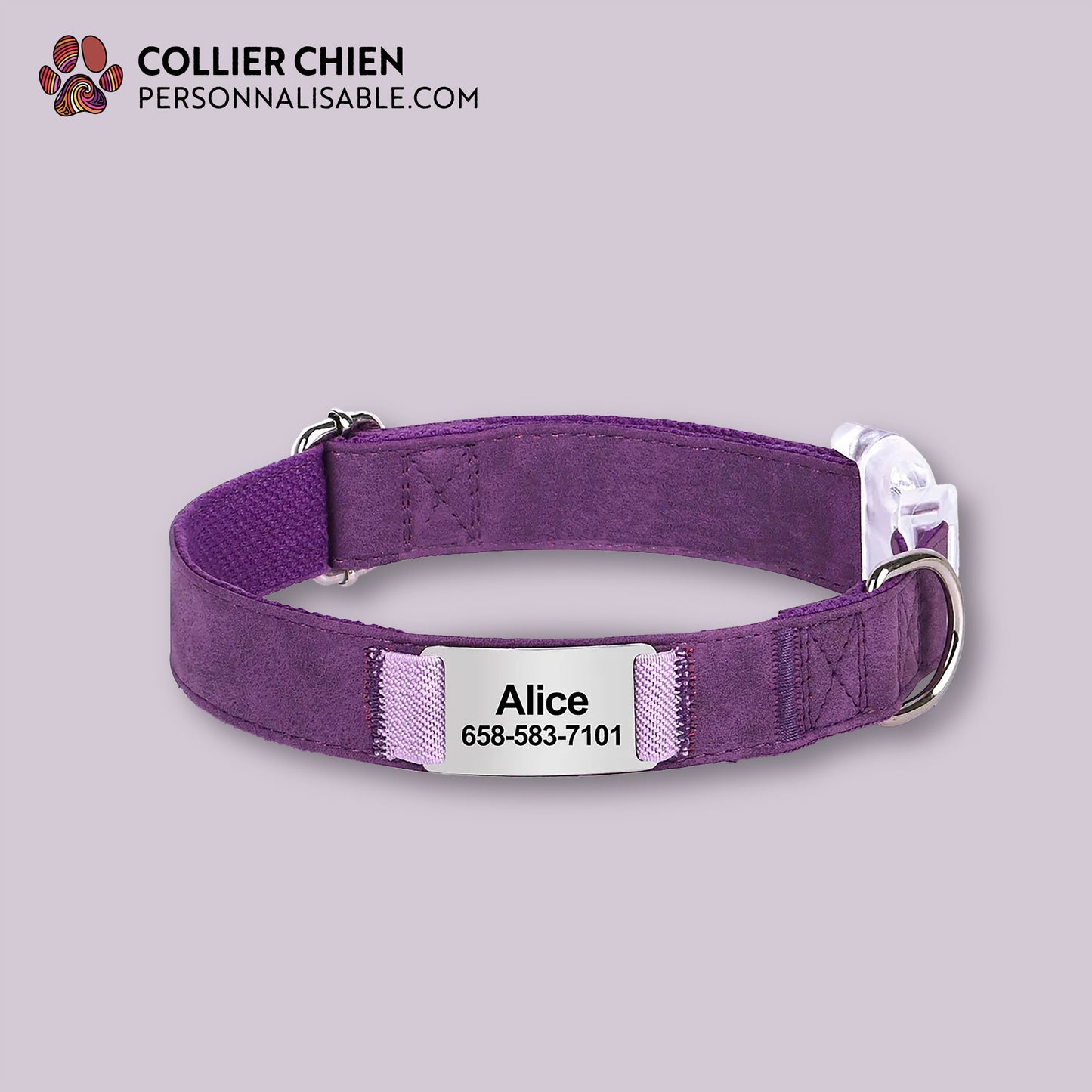 TAGGED - Collier effet daim en nylon