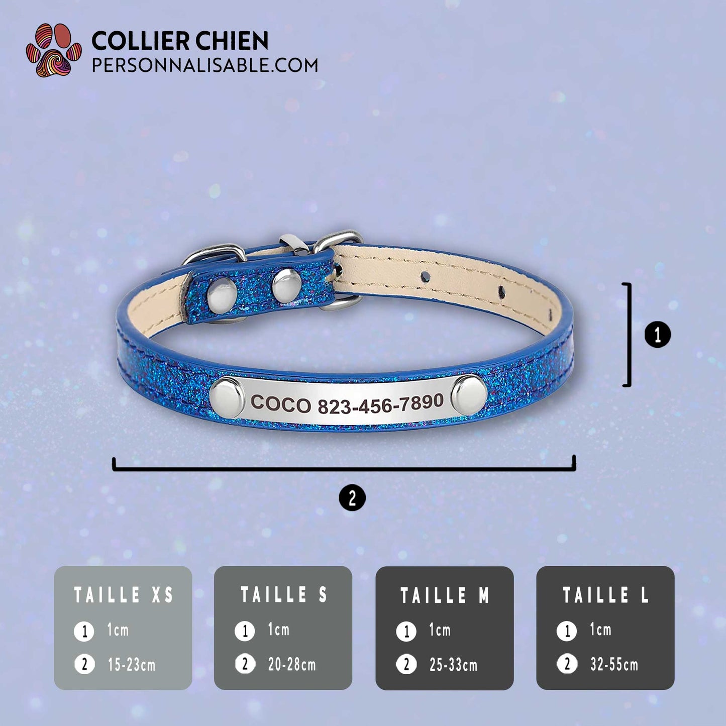 LUSTER LOOP - Collier fin brillant