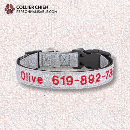 TWINKLE - Collier brodé et brillant