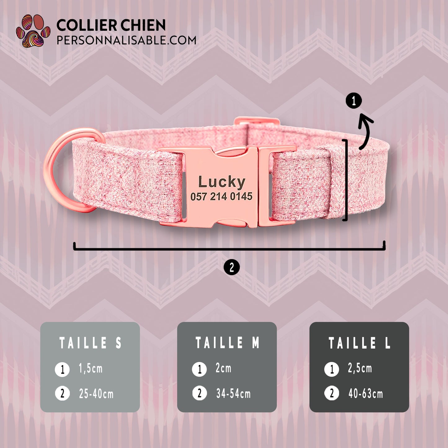 COZY CUFF - Kit complet collection chevron