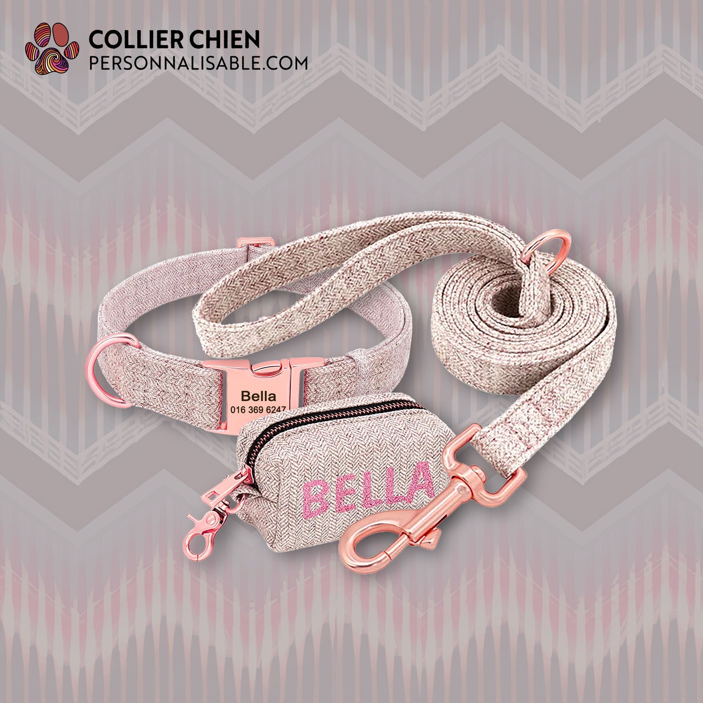COZY CUFF - Kit complet collection chevron