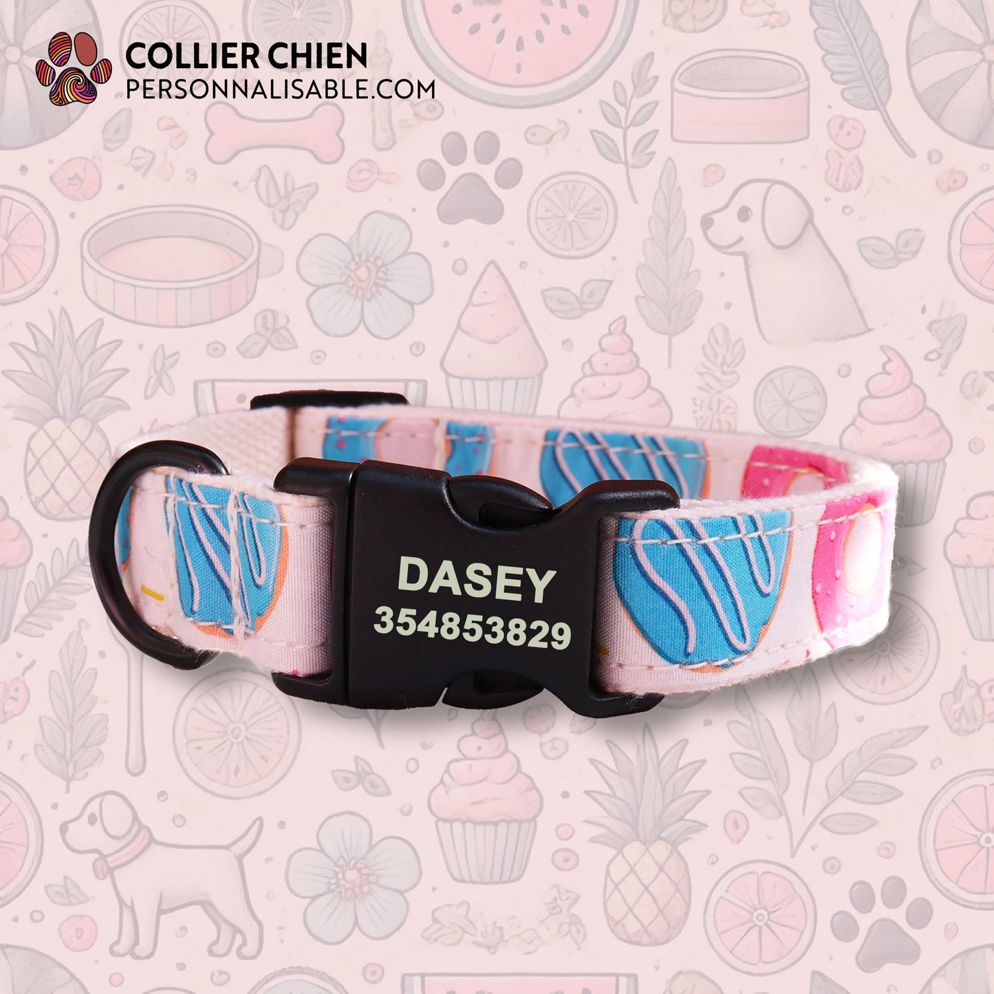 FRUITY WOUF - Collier doux et fruité