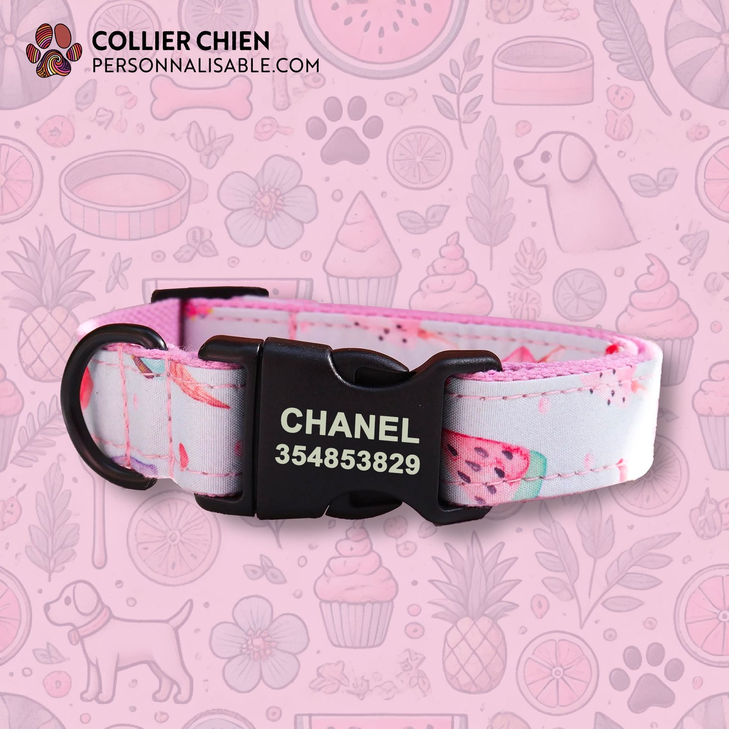 FRUITY WOUF - Collier doux et fruité