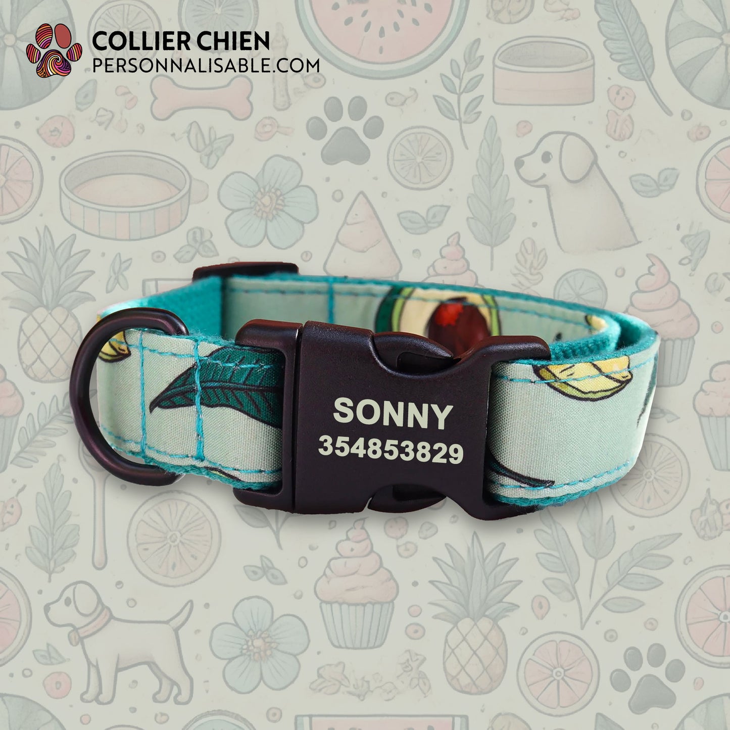 FRUITY WOUF - Collier doux et fruité