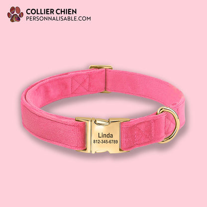VELVET - Collier effet velour