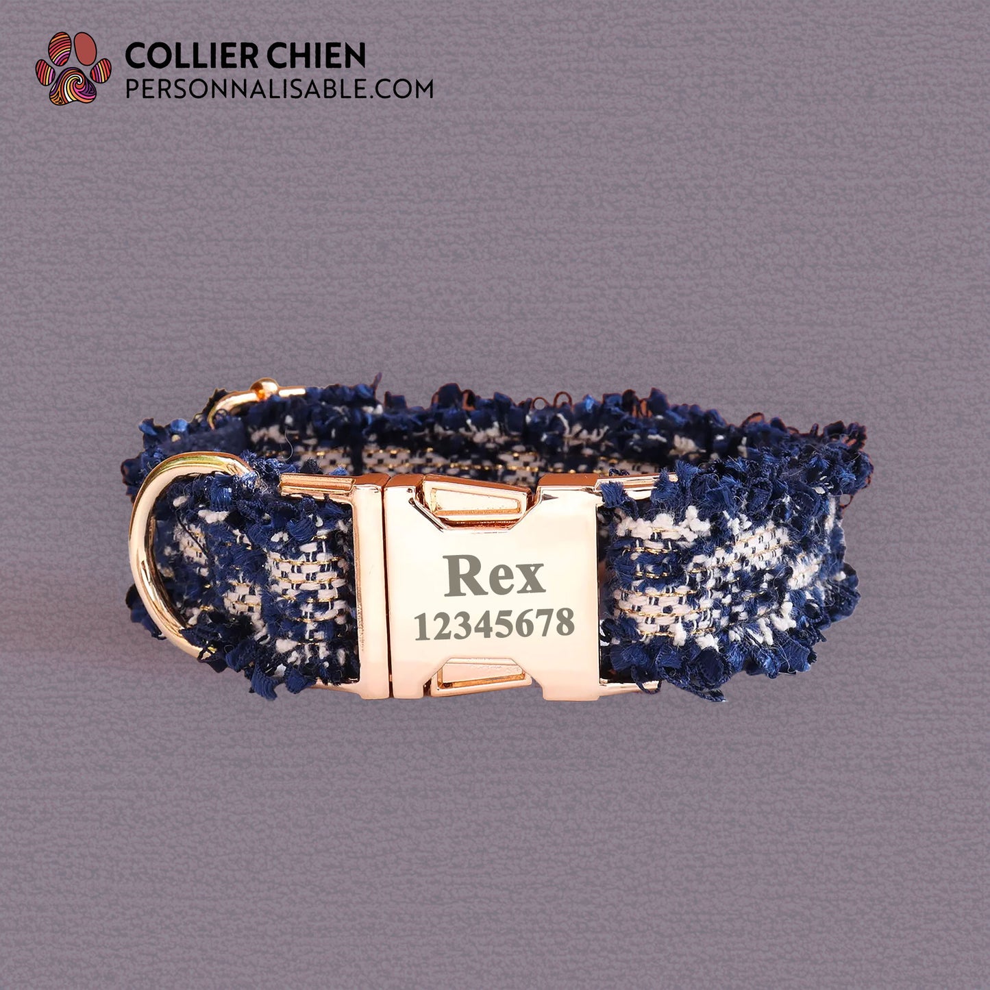 ÉLÉGANCE - Collier effet tissé luxueux