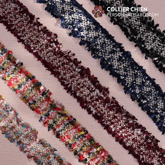 ÉLÉGANCE - Collier effet tissé luxueux