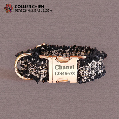 ÉLÉGANCE - Collier effet tissé luxueux