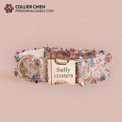 ÉLÉGANCE - Collier effet tissé luxueux