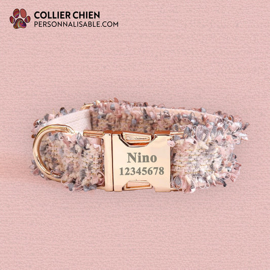 ÉLÉGANCE - Collier effet tissé luxueux