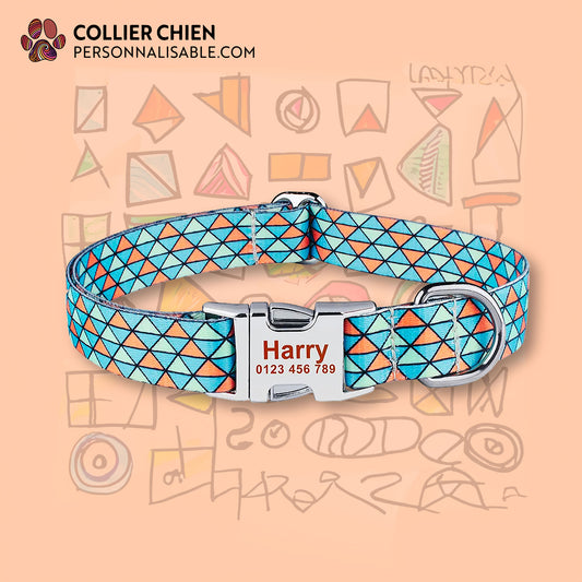 GÉOMÉTRIE - Collier à motif scolaire