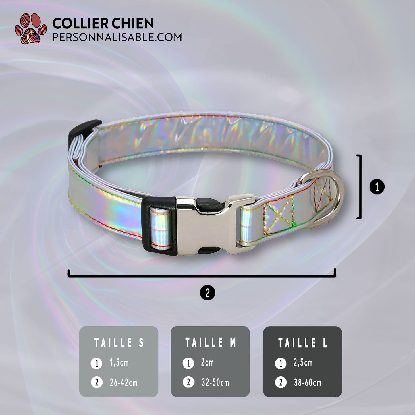 HOLO WAF - Collier holographique