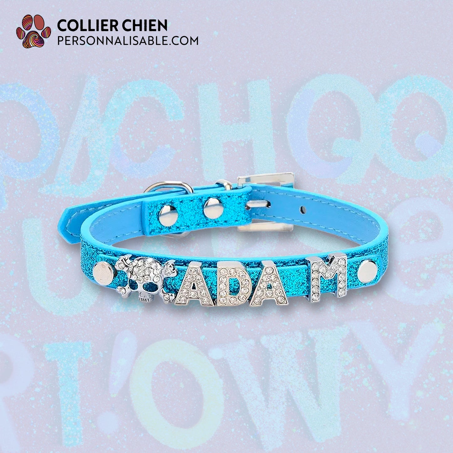 BLING BUDDY - Collier fin lettrage et breloque brillante