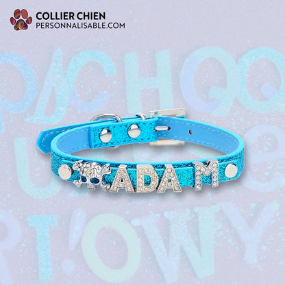 BLING BUDDY - Collier fin lettrage et breloque brillante