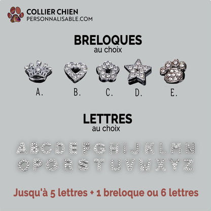 BLING BUDDY - Collier fin lettrage et breloque brillante