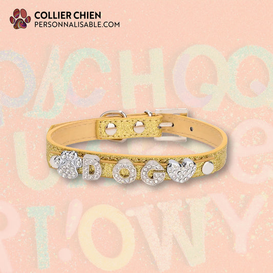 BLING BUDDY - Collier fin lettrage et breloque brillante