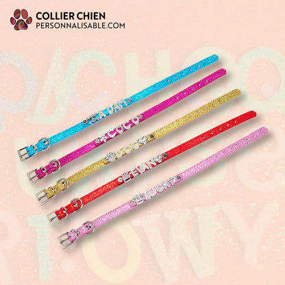 BLING BUDDY - Collier fin lettrage et breloque brillante