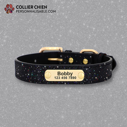 DOGGY GLAM - Collier à paillettes