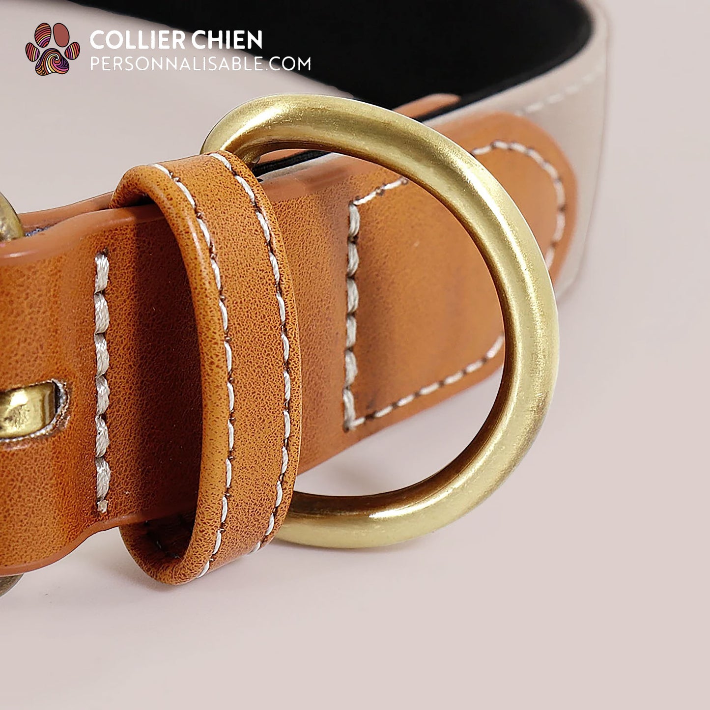 NUANCE - Collier Premium DuraCuir/PU réfléchissant