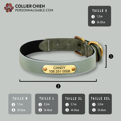 NUANCE - Collier Premium DuraCuir/PU réfléchissant