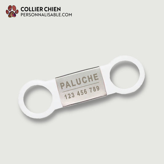 FLEX-TAG - Étiquette d'identification gravée argent