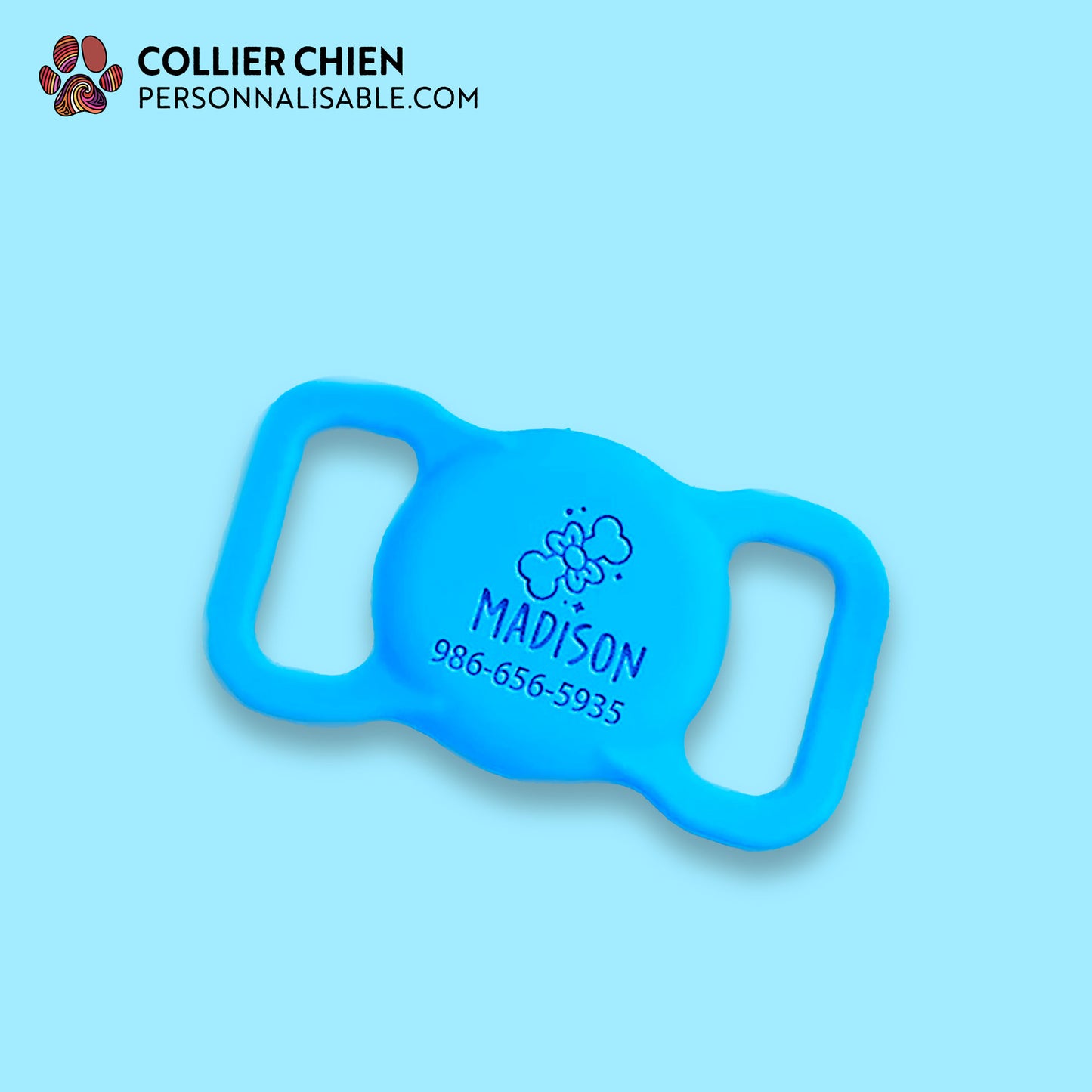 TRACKER TAIL - Étuis AirTag™ en silicone personnalisable