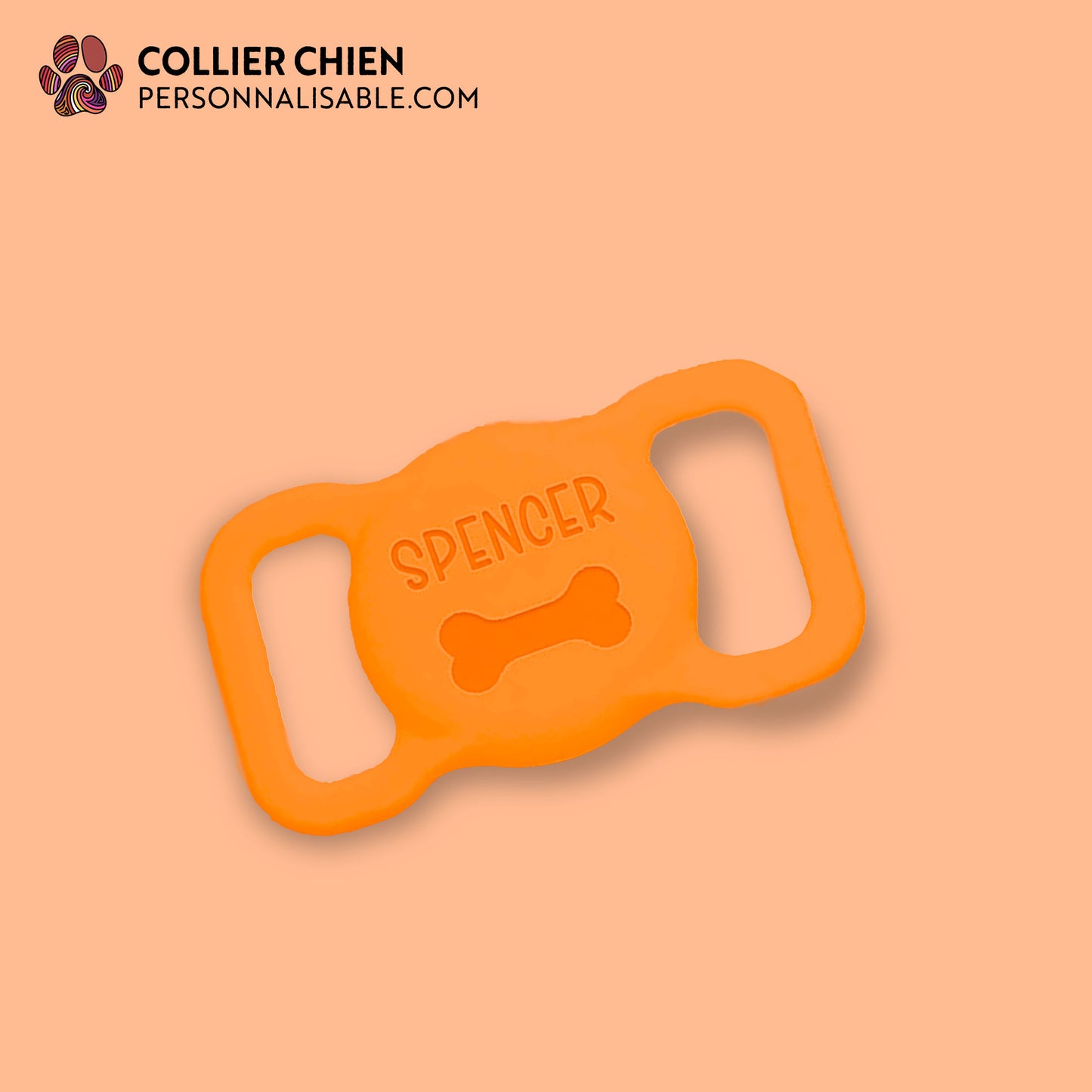 TRACKER TAIL - Étuis AirTag™ en silicone personnalisable