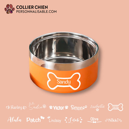 GOURMET PET - Gamelle en acier inoxydable