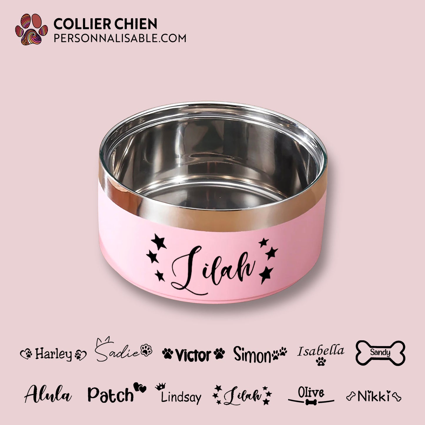 GOURMET PET - Gamelle en acier inoxydable