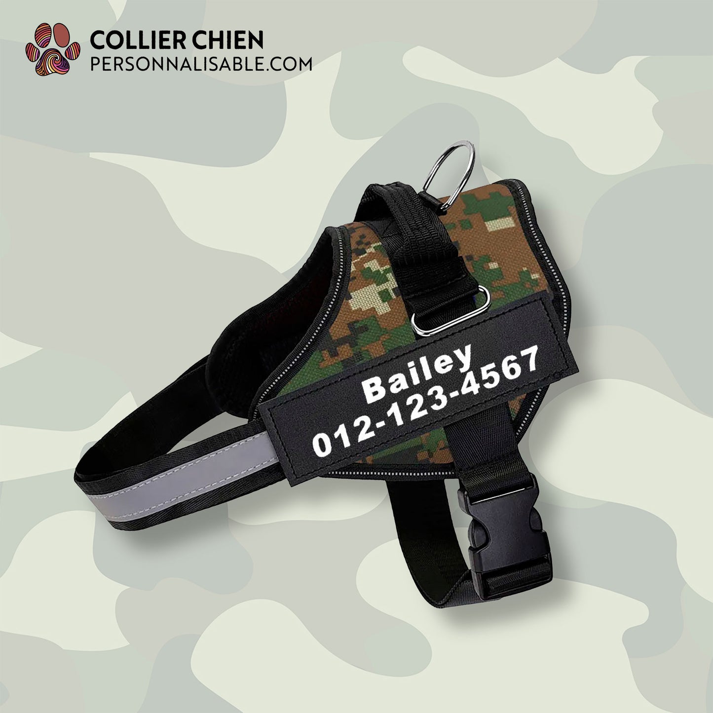 PASSE PARTOUT CAMOUFLÉ - Harnais en T couleur camouflage