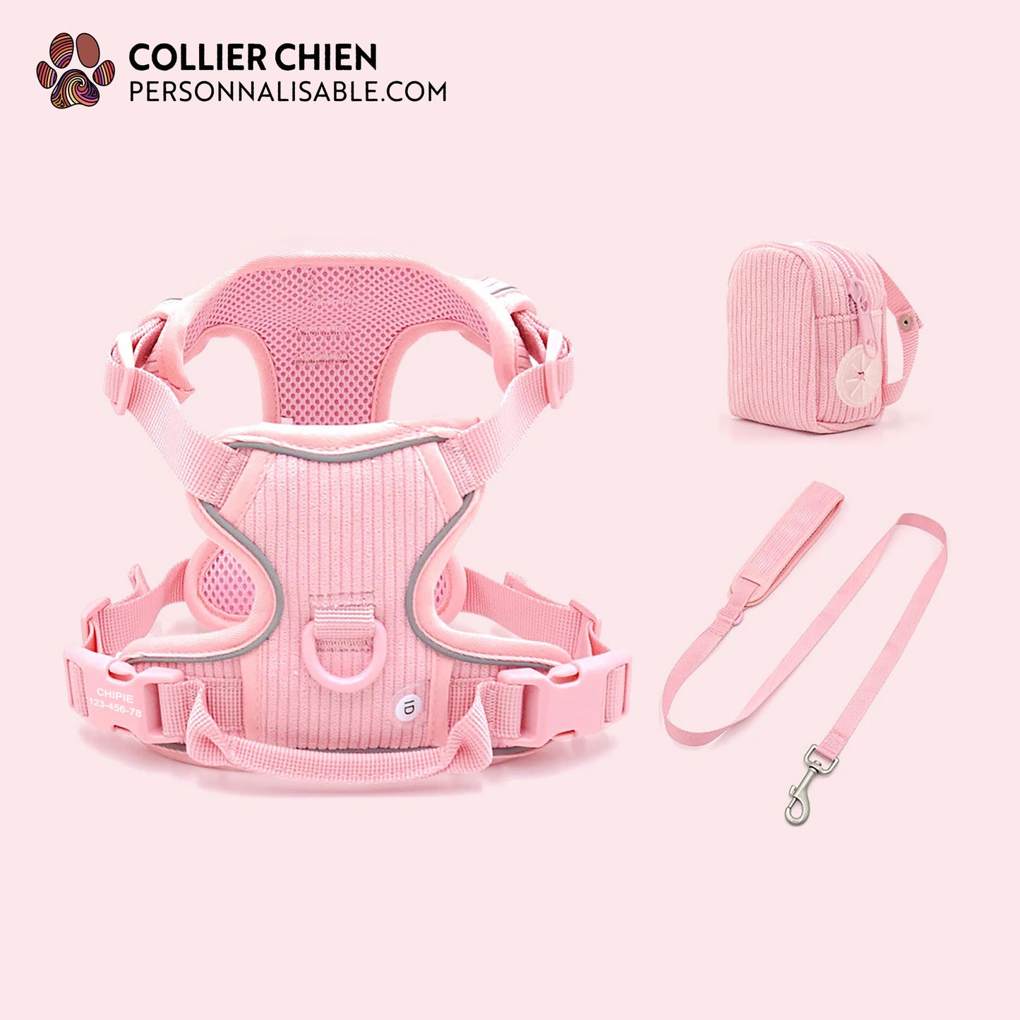 COMFY SPORT - Kit molletonné haut de gamme rose pâle