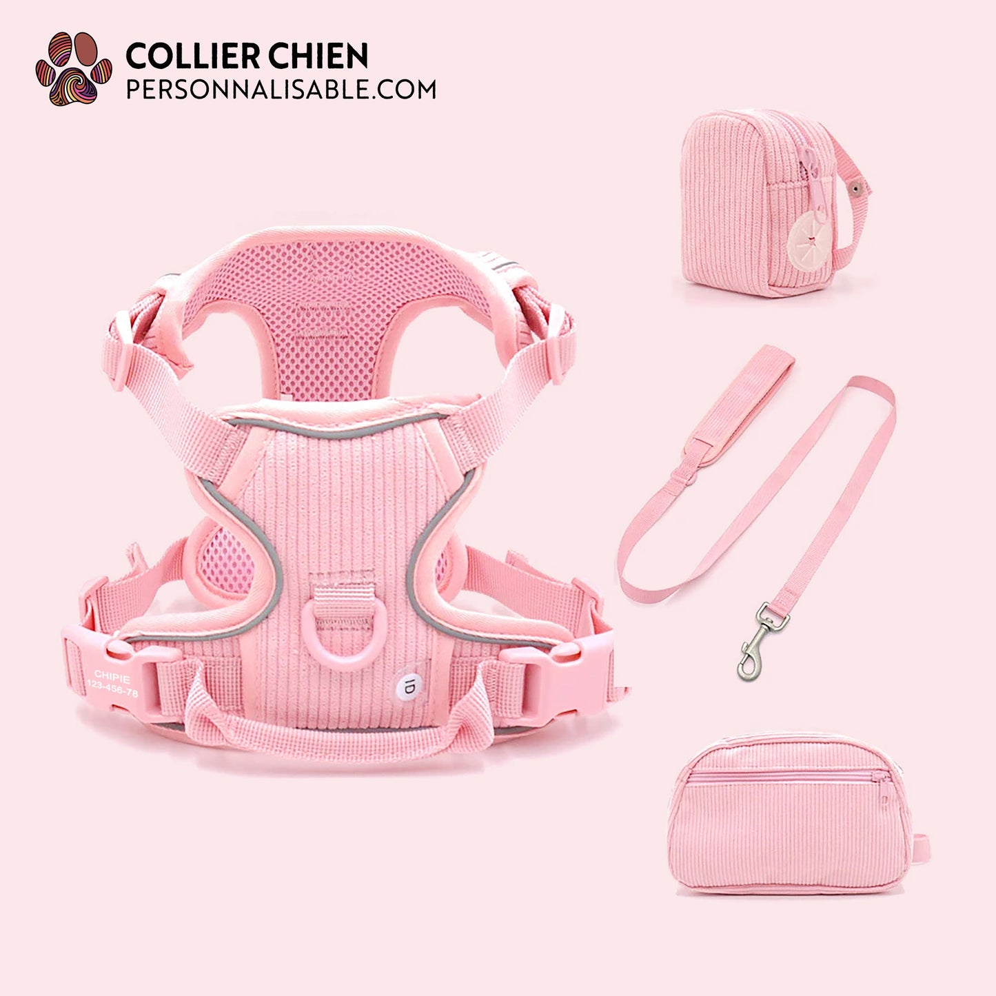 COMFY SPORT - Kit molletonné haut de gamme rose pâle