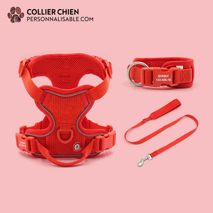 COMFY SPORT - Kit molletonné haut de gamme rouge corail