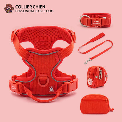 COMFY SPORT - Kit molletonné haut de gamme rouge corail